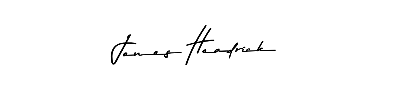 Use a signature maker to create a handwritten signature online. With this signature software, you can design (Asem Kandis PERSONAL USE) your own signature for name Jones Headrick. Jones Headrick signature style 9 images and pictures png
