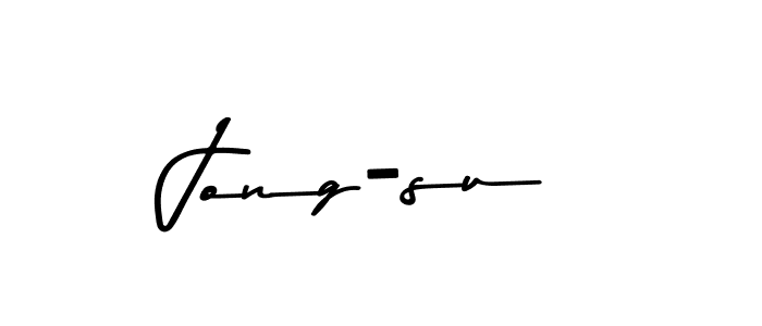 How to make Jong-su name signature. Use Asem Kandis PERSONAL USE style for creating short signs online. This is the latest handwritten sign. Jong-su signature style 9 images and pictures png