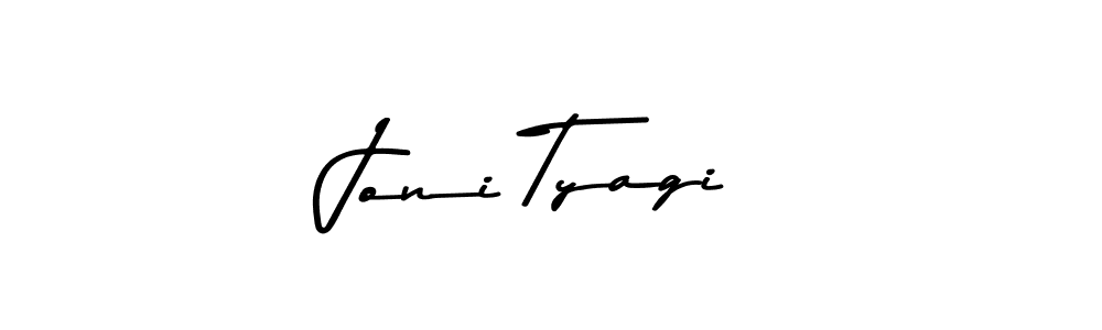 Also we have Joni Tyagi name is the best signature style. Create professional handwritten signature collection using Asem Kandis PERSONAL USE autograph style. Joni Tyagi signature style 9 images and pictures png
