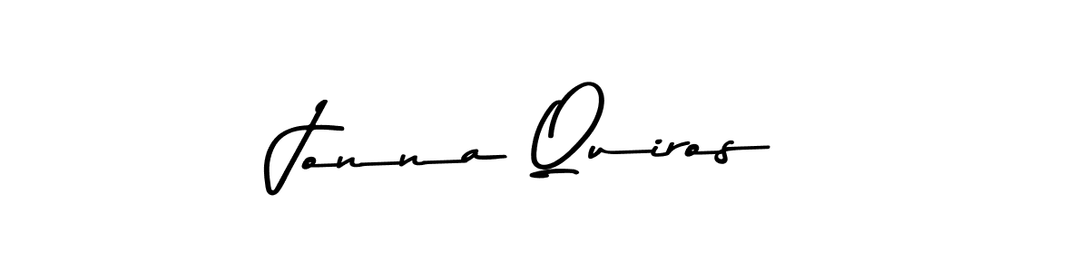 Jonna Quiros stylish signature style. Best Handwritten Sign (Asem Kandis PERSONAL USE) for my name. Handwritten Signature Collection Ideas for my name Jonna Quiros. Jonna Quiros signature style 9 images and pictures png