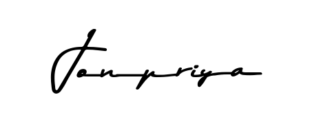 Practice writing Jonpriya with the flow of Asem Kandis PERSONAL USE lettering. A fantastic source of inspiration for developing your personal signature style. Jonpriya signature style 9 images and pictures png
