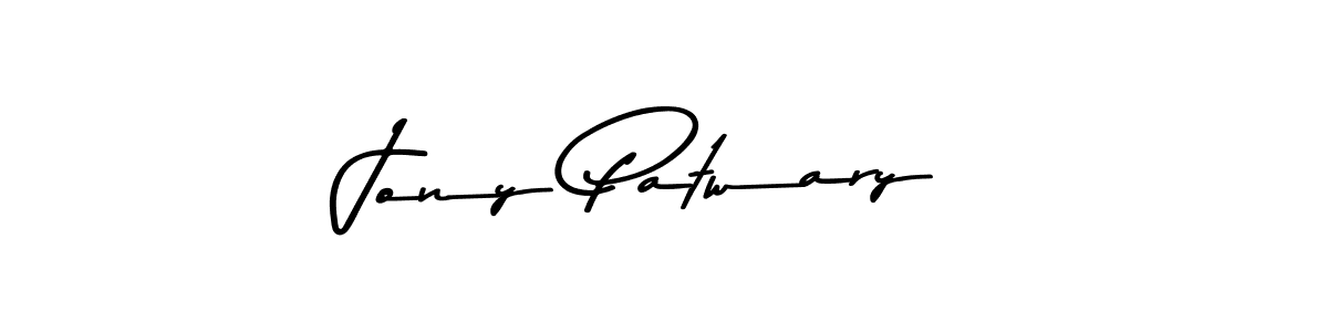 Jony Patwary stylish signature style. Best Handwritten Sign (Asem Kandis PERSONAL USE) for my name. Handwritten Signature Collection Ideas for my name Jony Patwary. Jony Patwary signature style 9 images and pictures png