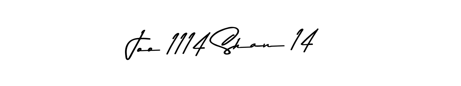 Also You can easily find your signature by using the search form. We will create Joo 1114 Shan 14 name handwritten signature images for you free of cost using Asem Kandis PERSONAL USE sign style. Joo 1114 Shan 14 signature style 9 images and pictures png