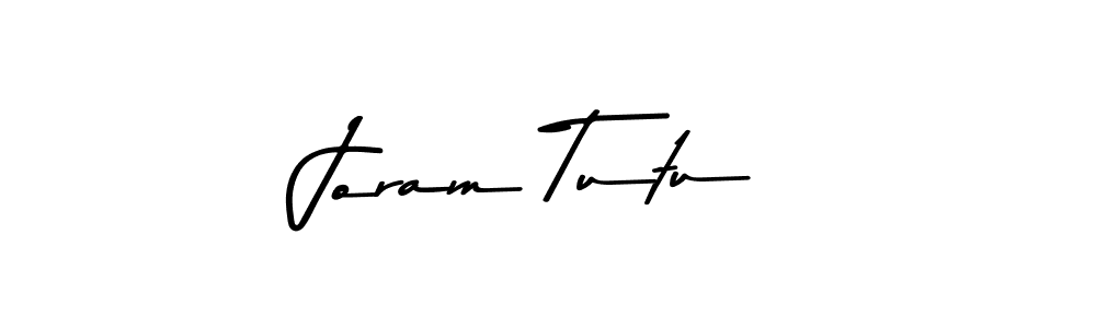 Make a beautiful signature design for name Joram Tutu. With this signature (Asem Kandis PERSONAL USE) style, you can create a handwritten signature for free. Joram Tutu signature style 9 images and pictures png