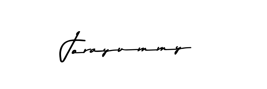 Jorayummy stylish signature style. Best Handwritten Sign (Asem Kandis PERSONAL USE) for my name. Handwritten Signature Collection Ideas for my name Jorayummy. Jorayummy signature style 9 images and pictures png