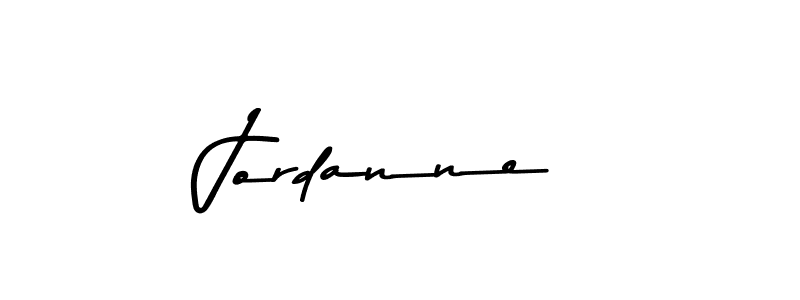 Create a beautiful signature design for name Jordanne. With this signature (Asem Kandis PERSONAL USE) fonts, you can make a handwritten signature for free. Jordanne signature style 9 images and pictures png