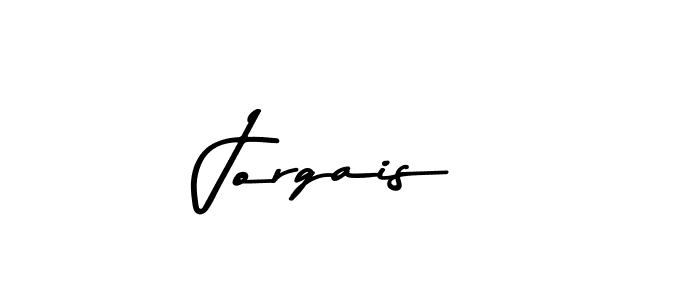 Make a beautiful signature design for name Jorgais. With this signature (Asem Kandis PERSONAL USE) style, you can create a handwritten signature for free. Jorgais signature style 9 images and pictures png