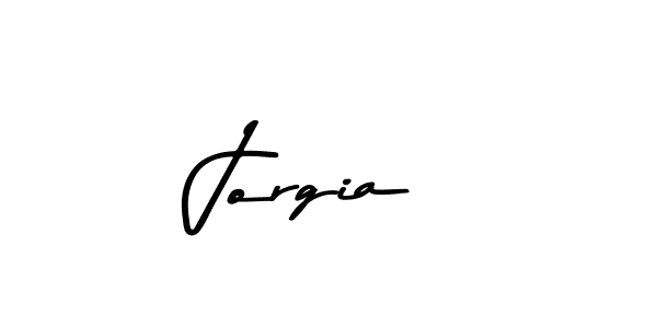 Design your own signature with our free online signature maker. With this signature software, you can create a handwritten (Asem Kandis PERSONAL USE) signature for name Jorgia. Jorgia signature style 9 images and pictures png