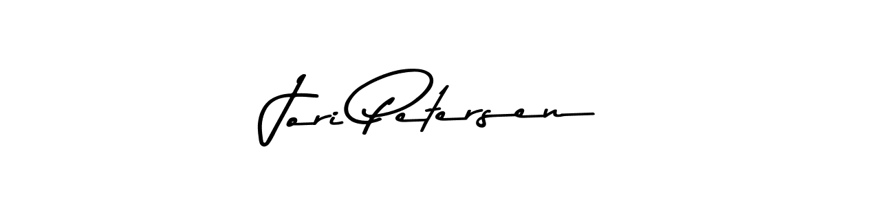 How to make Jori Petersen name signature. Use Asem Kandis PERSONAL USE style for creating short signs online. This is the latest handwritten sign. Jori Petersen signature style 9 images and pictures png