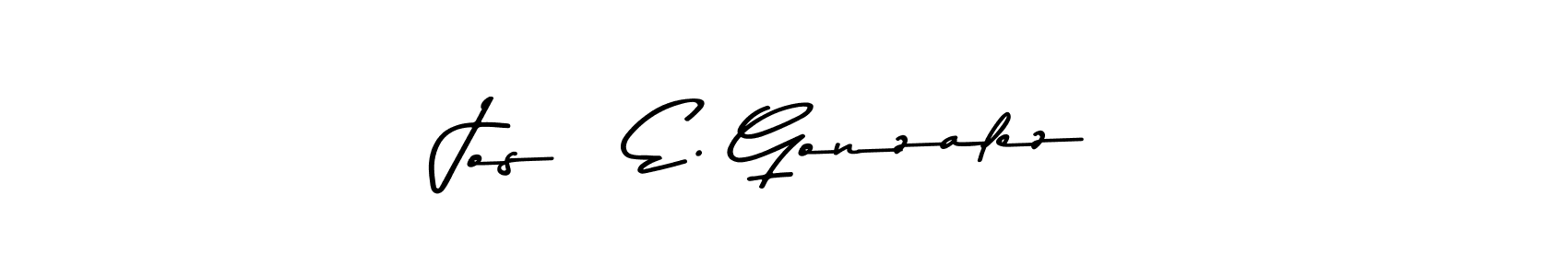 Design your own signature with our free online signature maker. With this signature software, you can create a handwritten (Asem Kandis PERSONAL USE) signature for name José E. Gonzalez. José E. Gonzalez signature style 9 images and pictures png