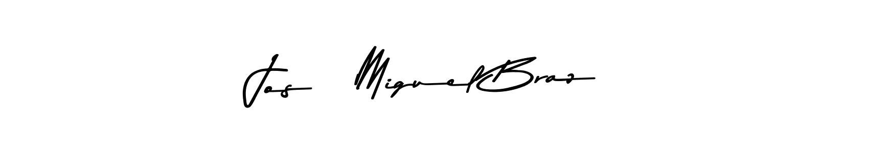 Design your own signature with our free online signature maker. With this signature software, you can create a handwritten (Asem Kandis PERSONAL USE) signature for name José Miguel Braz. José Miguel Braz signature style 9 images and pictures png