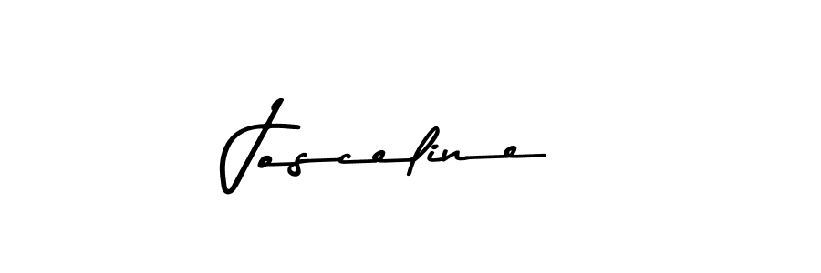 Design your own signature with our free online signature maker. With this signature software, you can create a handwritten (Asem Kandis PERSONAL USE) signature for name Josceline. Josceline signature style 9 images and pictures png