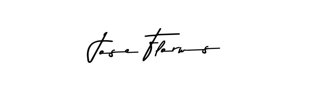 Jose Florws stylish signature style. Best Handwritten Sign (Asem Kandis PERSONAL USE) for my name. Handwritten Signature Collection Ideas for my name Jose Florws. Jose Florws signature style 9 images and pictures png