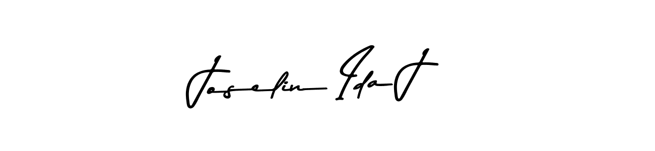 Design your own signature with our free online signature maker. With this signature software, you can create a handwritten (Asem Kandis PERSONAL USE) signature for name Joselin Ida J. Joselin Ida J signature style 9 images and pictures png