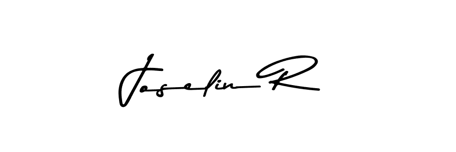 Use a signature maker to create a handwritten signature online. With this signature software, you can design (Asem Kandis PERSONAL USE) your own signature for name Joselin R. Joselin R signature style 9 images and pictures png