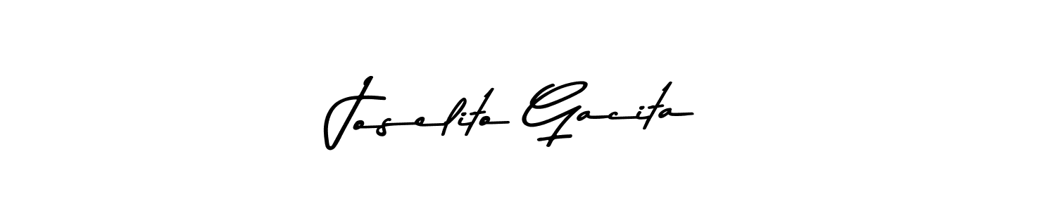 How to make Joselito Gacita signature? Asem Kandis PERSONAL USE is a professional autograph style. Create handwritten signature for Joselito Gacita name. Joselito Gacita signature style 9 images and pictures png