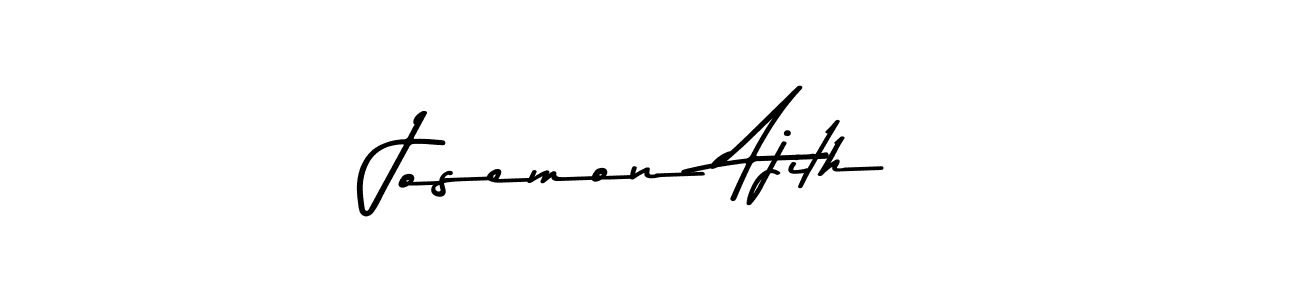 How to make Josemon Ajith signature? Asem Kandis PERSONAL USE is a professional autograph style. Create handwritten signature for Josemon Ajith name. Josemon Ajith signature style 9 images and pictures png