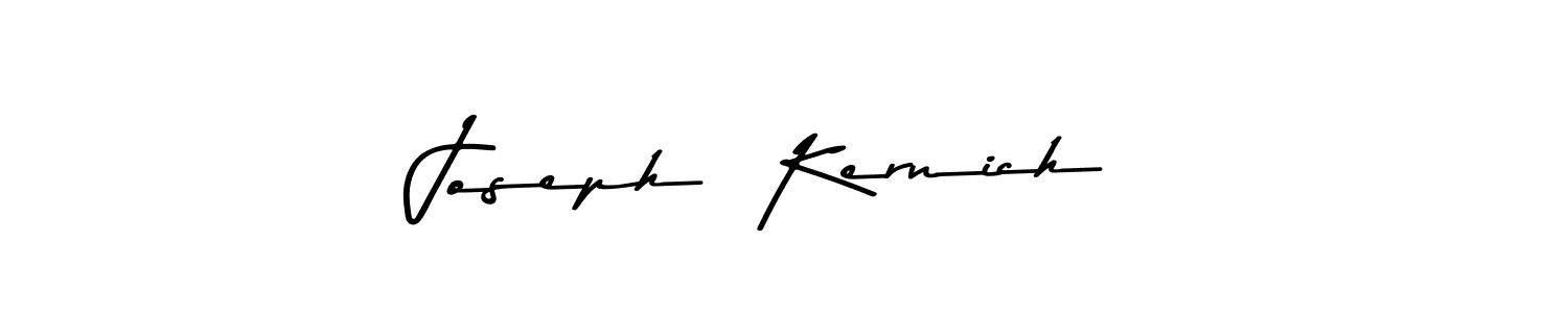 Similarly Asem Kandis PERSONAL USE is the best handwritten signature design. Signature creator online .You can use it as an online autograph creator for name Joseph  Kernich. Joseph  Kernich signature style 9 images and pictures png