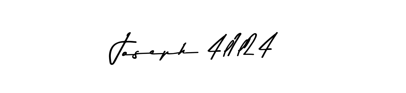 Use a signature maker to create a handwritten signature online. With this signature software, you can design (Asem Kandis PERSONAL USE) your own signature for name Joseph 4l1l24. Joseph 4l1l24 signature style 9 images and pictures png