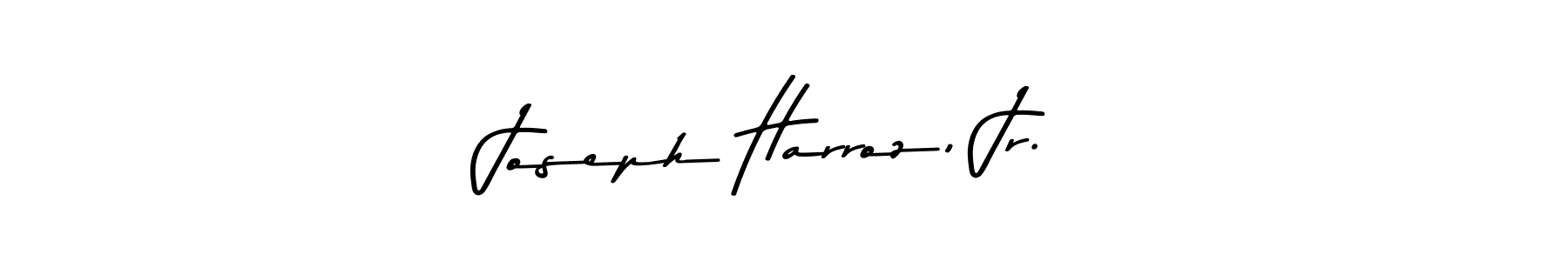 How to make Joseph Harroz, Jr. name signature. Use Asem Kandis PERSONAL USE style for creating short signs online. This is the latest handwritten sign. Joseph Harroz, Jr. signature style 9 images and pictures png