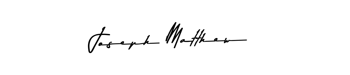 Joseph Matthew stylish signature style. Best Handwritten Sign (Asem Kandis PERSONAL USE) for my name. Handwritten Signature Collection Ideas for my name Joseph Matthew. Joseph Matthew signature style 9 images and pictures png