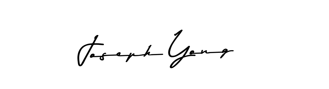 How to make Joseph Yong name signature. Use Asem Kandis PERSONAL USE style for creating short signs online. This is the latest handwritten sign. Joseph Yong signature style 9 images and pictures png