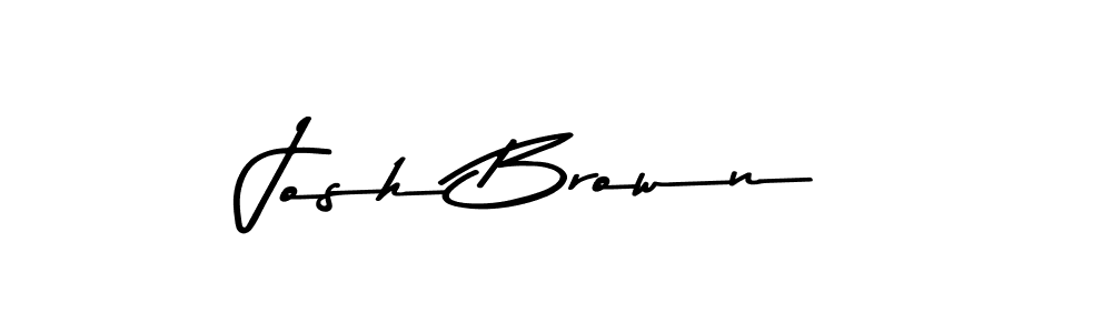 Use a signature maker to create a handwritten signature online. With this signature software, you can design (Asem Kandis PERSONAL USE) your own signature for name Josh Brown. Josh Brown signature style 9 images and pictures png