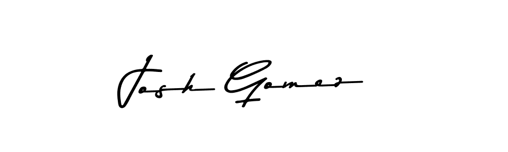 Use a signature maker to create a handwritten signature online. With this signature software, you can design (Asem Kandis PERSONAL USE) your own signature for name Josh Gomez. Josh Gomez signature style 9 images and pictures png