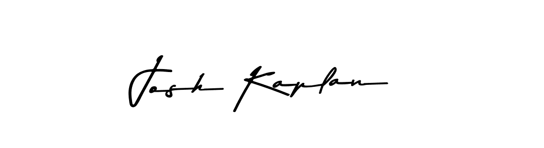 How to make Josh Kaplan name signature. Use Asem Kandis PERSONAL USE style for creating short signs online. This is the latest handwritten sign. Josh Kaplan signature style 9 images and pictures png