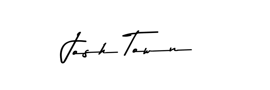 Josh Town stylish signature style. Best Handwritten Sign (Asem Kandis PERSONAL USE) for my name. Handwritten Signature Collection Ideas for my name Josh Town. Josh Town signature style 9 images and pictures png