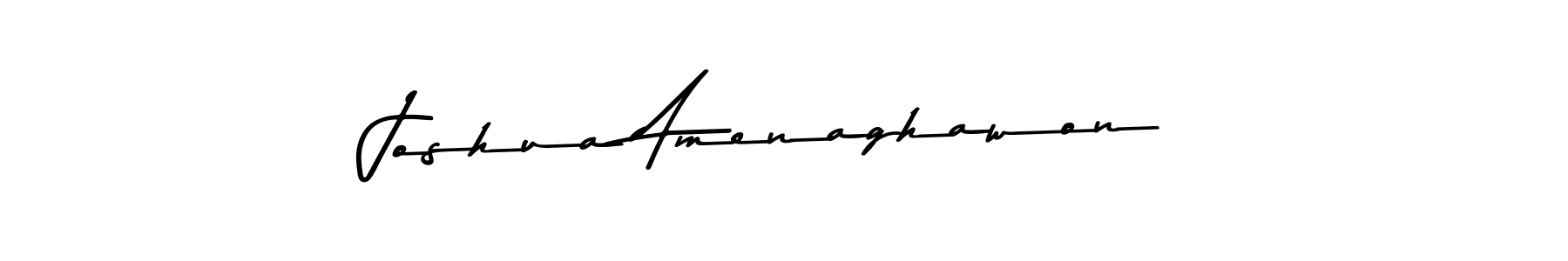 You should practise on your own different ways (Asem Kandis PERSONAL USE) to write your name (Joshua Amenaghawon) in signature. don't let someone else do it for you. Joshua Amenaghawon signature style 9 images and pictures png