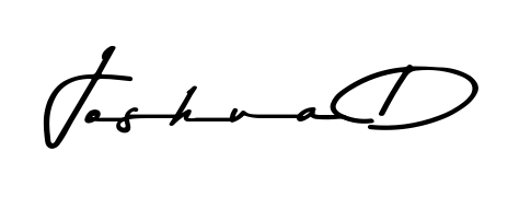 Try this chic Joshua D handwritten sign style. Using Asem Kandis PERSONAL USE font elements, it gives your name a sleek, memorable identity. Joshua D signature style 9 images and pictures png