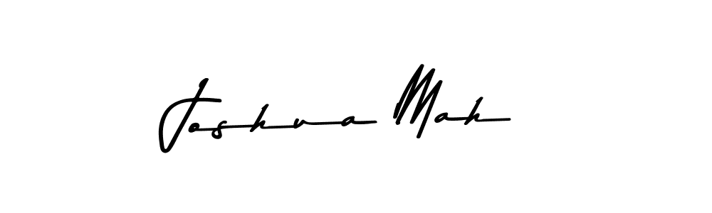 Joshua Mah stylish signature style. Best Handwritten Sign (Asem Kandis PERSONAL USE) for my name. Handwritten Signature Collection Ideas for my name Joshua Mah. Joshua Mah signature style 9 images and pictures png