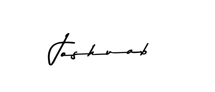 Make a beautiful signature design for name Joshuab. With this signature (Asem Kandis PERSONAL USE) style, you can create a handwritten signature for free. Joshuab signature style 9 images and pictures png