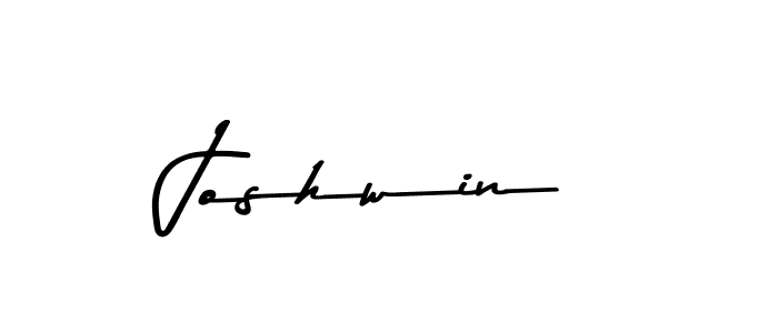 Create a beautiful signature design for name Joshwin. With this signature (Asem Kandis PERSONAL USE) fonts, you can make a handwritten signature for free. Joshwin signature style 9 images and pictures png