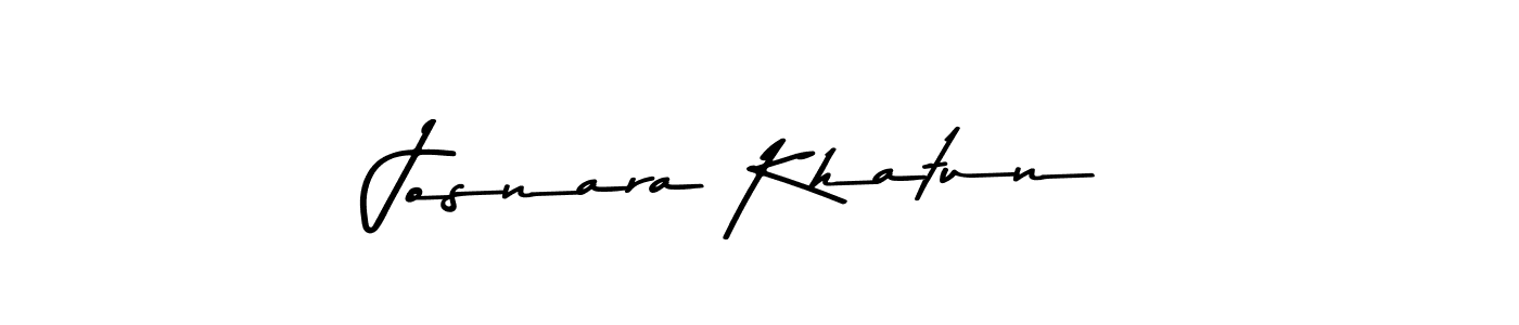 You should practise on your own different ways (Asem Kandis PERSONAL USE) to write your name (Josnara Khatun) in signature. don't let someone else do it for you. Josnara Khatun signature style 9 images and pictures png