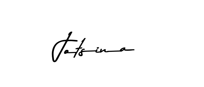 Create a beautiful signature design for name Jotsina. With this signature (Asem Kandis PERSONAL USE) fonts, you can make a handwritten signature for free. Jotsina signature style 9 images and pictures png