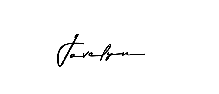 Make a beautiful signature design for name Jovelyn. With this signature (Asem Kandis PERSONAL USE) style, you can create a handwritten signature for free. Jovelyn signature style 9 images and pictures png