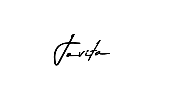 Design your own signature with our free online signature maker. With this signature software, you can create a handwritten (Asem Kandis PERSONAL USE) signature for name Jovita. Jovita signature style 9 images and pictures png