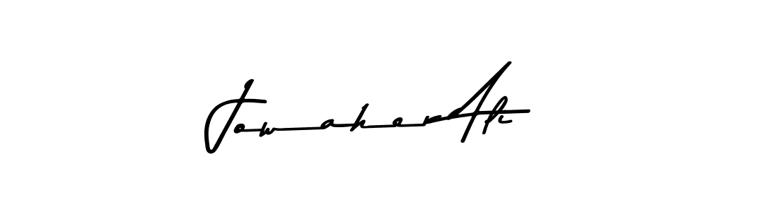 You should practise on your own different ways (Asem Kandis PERSONAL USE) to write your name (Jowaher Ali) in signature. don't let someone else do it for you. Jowaher Ali signature style 9 images and pictures png