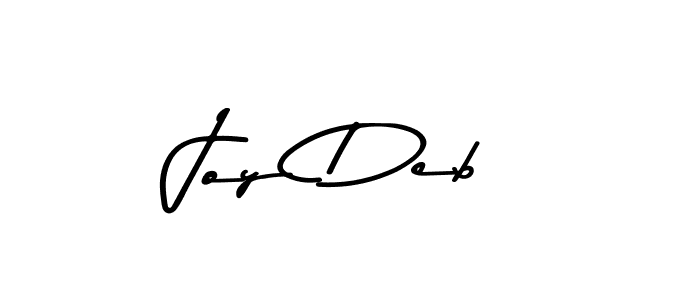 Use a signature maker to create a handwritten signature online. With this signature software, you can design (Asem Kandis PERSONAL USE) your own signature for name Joy Deb. Joy Deb signature style 9 images and pictures png
