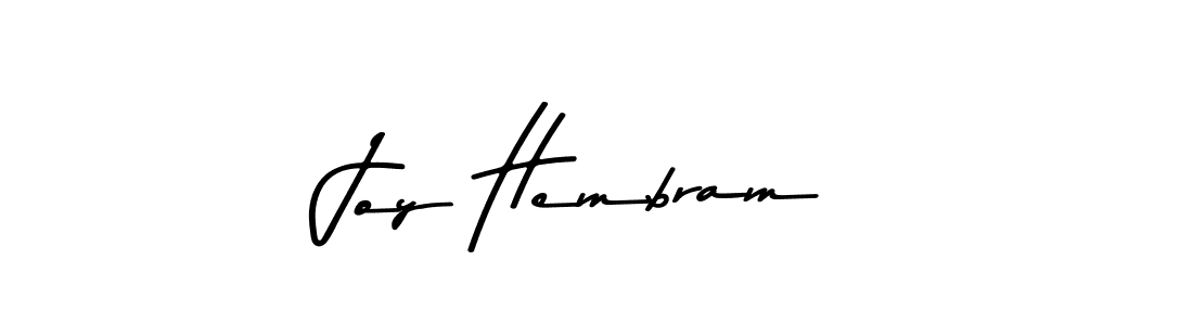 How to make Joy Hembram signature? Asem Kandis PERSONAL USE is a professional autograph style. Create handwritten signature for Joy Hembram name. Joy Hembram signature style 9 images and pictures png