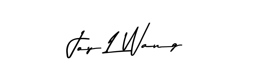 Create a beautiful signature design for name Joy L Wang. With this signature (Asem Kandis PERSONAL USE) fonts, you can make a handwritten signature for free. Joy L Wang signature style 9 images and pictures png