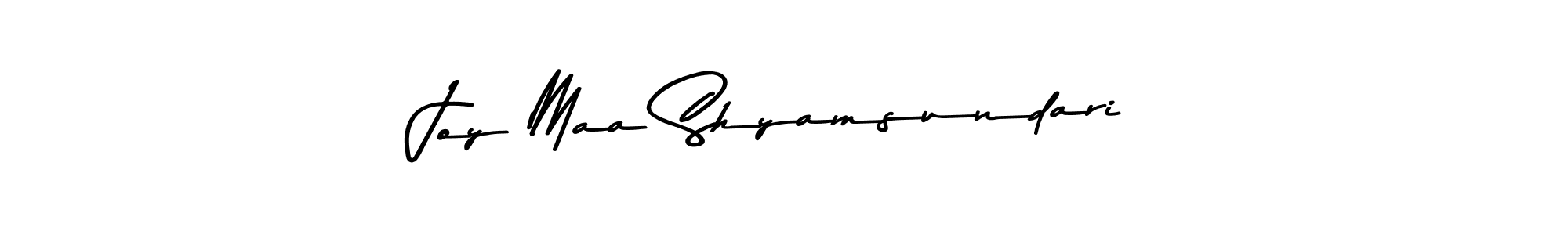 You should practise on your own different ways (Asem Kandis PERSONAL USE) to write your name (Joy Maa Shyamsundari) in signature. don't let someone else do it for you. Joy Maa Shyamsundari signature style 9 images and pictures png