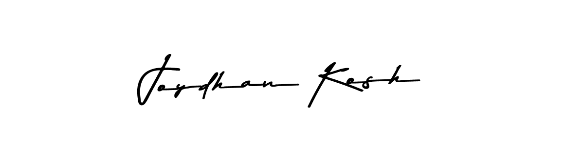 Use a signature maker to create a handwritten signature online. With this signature software, you can design (Asem Kandis PERSONAL USE) your own signature for name Joydhan Kosh. Joydhan Kosh signature style 9 images and pictures png