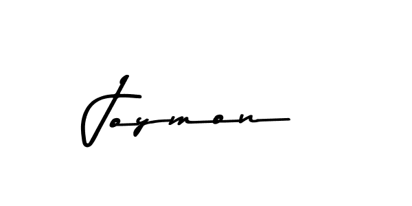 Create a beautiful signature design for name Joymon. With this signature (Asem Kandis PERSONAL USE) fonts, you can make a handwritten signature for free. Joymon signature style 9 images and pictures png