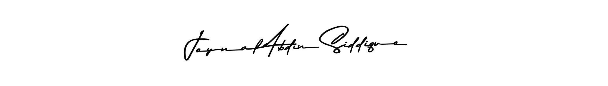 Design your own signature with our free online signature maker. With this signature software, you can create a handwritten (Asem Kandis PERSONAL USE) signature for name Joynal Abdin Siddique. Joynal Abdin Siddique signature style 9 images and pictures png