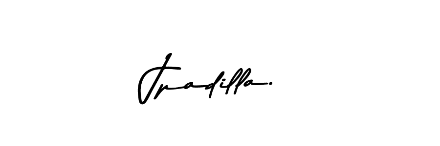 The best way (Asem Kandis PERSONAL USE) to make a short signature is to pick only two or three words in your name. The name Jpadilla. include a total of six letters. For converting this name. Jpadilla. signature style 9 images and pictures png