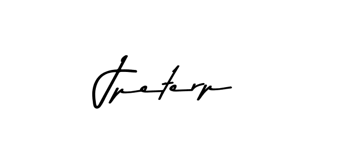 Design your own signature with our free online signature maker. With this signature software, you can create a handwritten (Asem Kandis PERSONAL USE) signature for name Jpeterp. Jpeterp signature style 9 images and pictures png