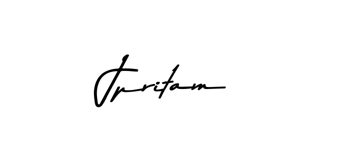 Make a beautiful signature design for name Jpritam. With this signature (Asem Kandis PERSONAL USE) style, you can create a handwritten signature for free. Jpritam signature style 9 images and pictures png